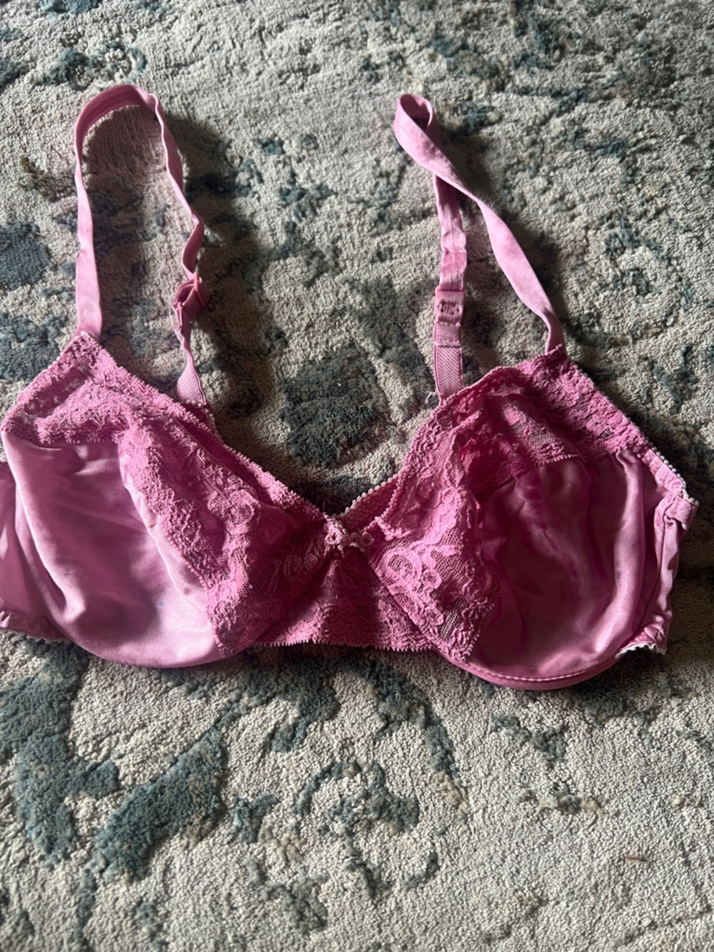 Lace Accent Pink Underwire Bra - Women Intimates